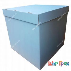 Коробка голубая 70x70x70 см 