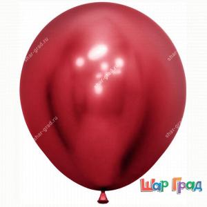 Красный шар хром 45 см