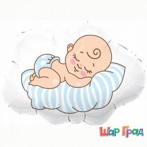 Фольгированная фигура Малыш на облаке