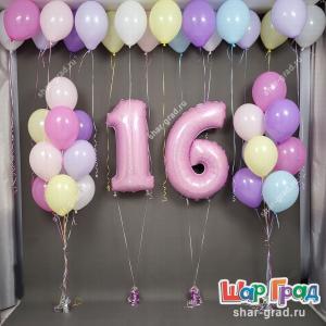 Фонтаны с шарами макарунс для девушки 16 лет