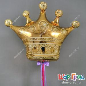 Шар Корона золотая