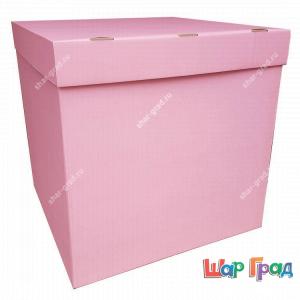 Коробка сюрприз 70x70x70 см розовая