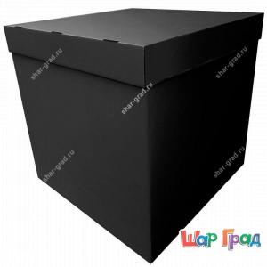 Коробка сюрприз 70x70x70 см чёрная