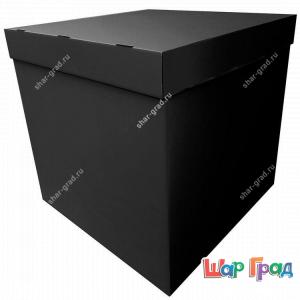 Коробка сюрприз 70x70x70 см чёрная